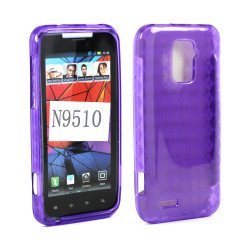 ZTE Boost Warp 4G N9510 TPU Gel Case (Purple)